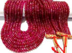 Ruby beads